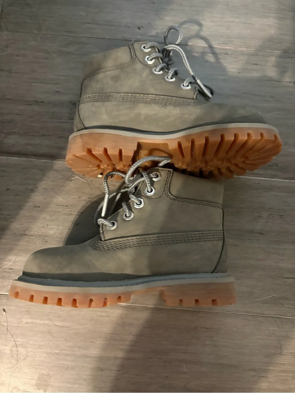 Timberland Kids Light Brown Lace-Up Outdoor Boots